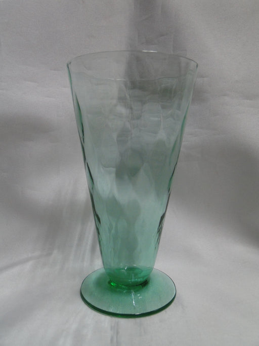 Vaseline Glass, Green, Diamond Optic: Iced Tea (s), 6 1/8", CR#035, As Is