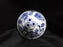 Blue Danube, Blue Onion: Mayonnaise Bowl & Lid, 5 1/2" Tall
