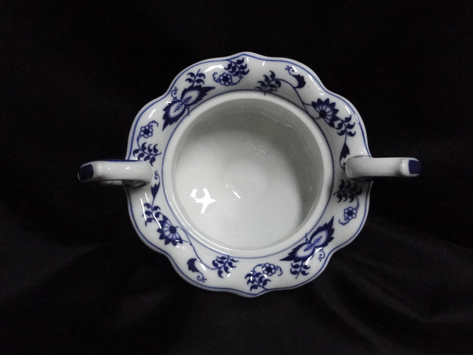 Blue Danube, Blue Onion: Mayonnaise Bowl & Lid, 5 1/2" Tall