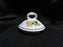 Villeroy & Boch Phoenix Blau, Birds & Florals: Mini Sugar Bowl & Lid, 3" Tall