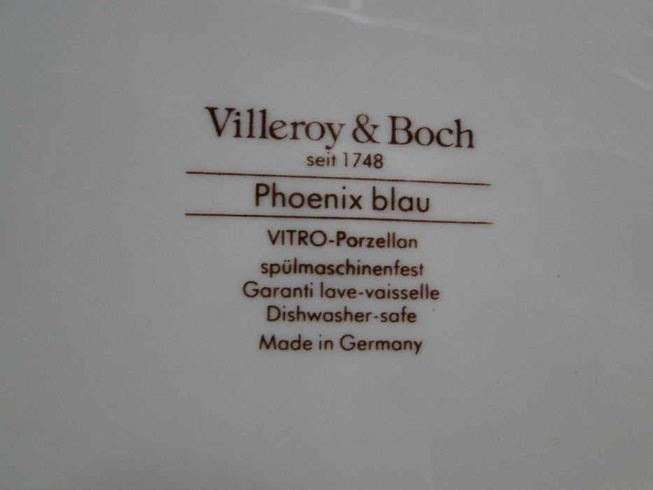 Villeroy & Boch Phoenix Blau, Birds & Florals: Dinner Plate (s), 10 1/2"
