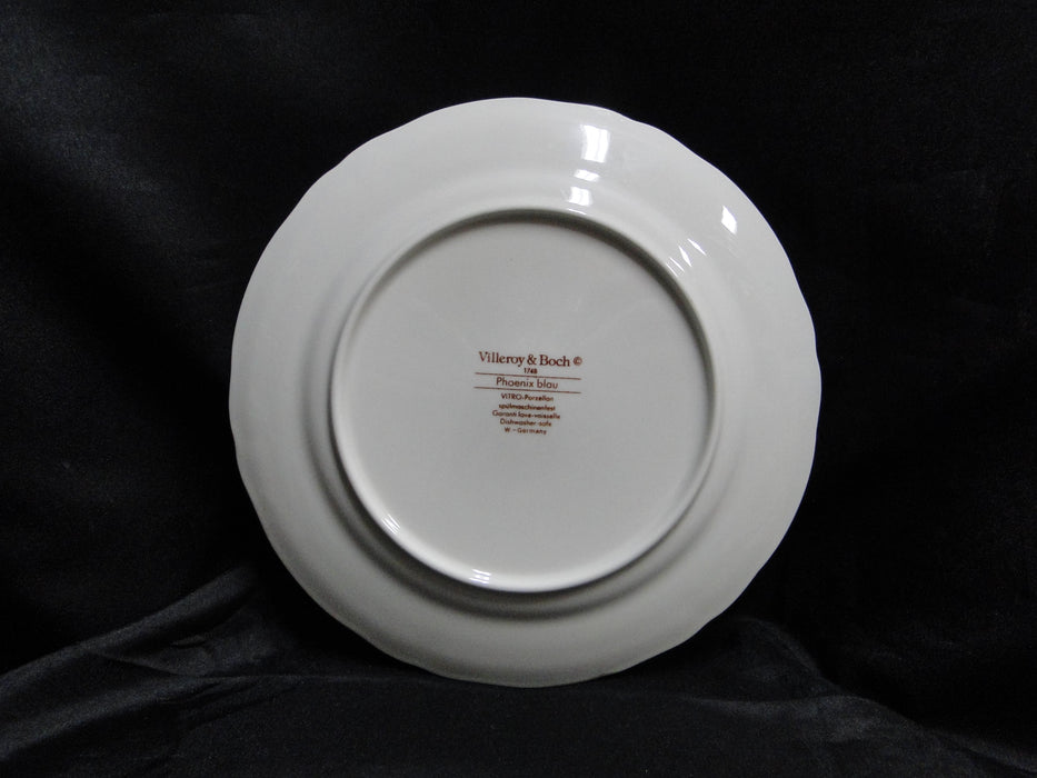 Villeroy & Boch Phoenix Blau, Birds & Florals: Salad Plate (s), 7 7/8"