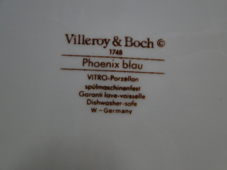 Villeroy & Boch Phoenix Blau, Birds & Florals: Salad Plate (s), 7 7/8"
