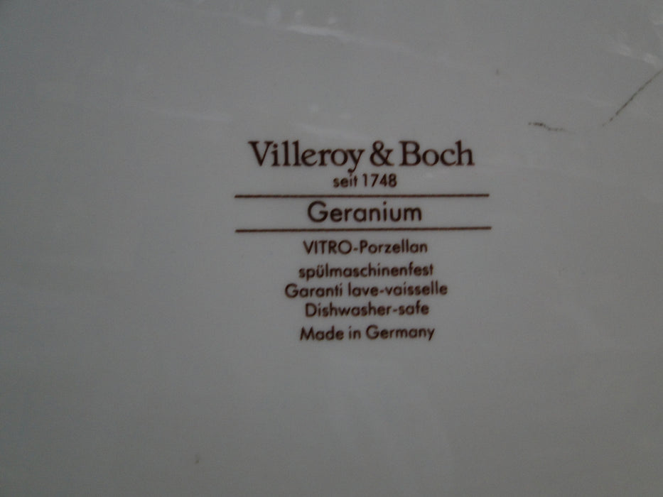 Villeroy & Boch Geranium, Yellow & Green, No Rib: Oval Serving Platter, 15 5/8"