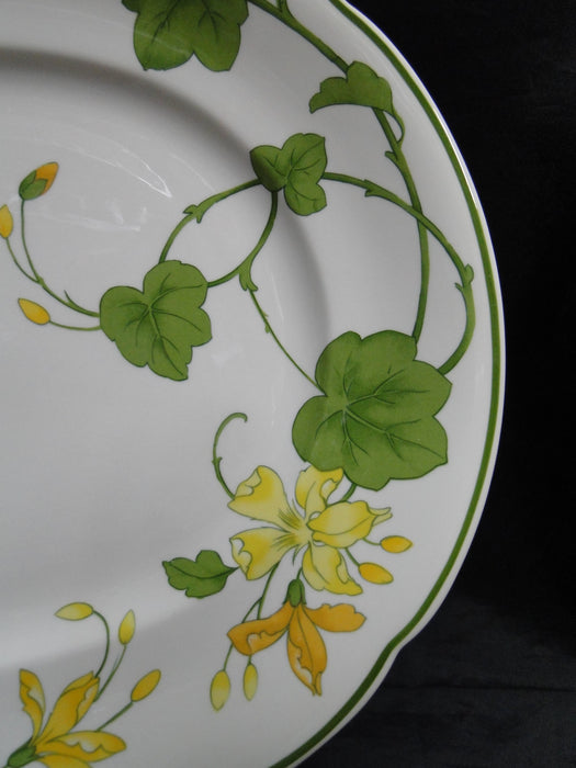 Villeroy & Boch Geranium, Yellow & Green, No Rib: Oval Serving Platter, 15 5/8"