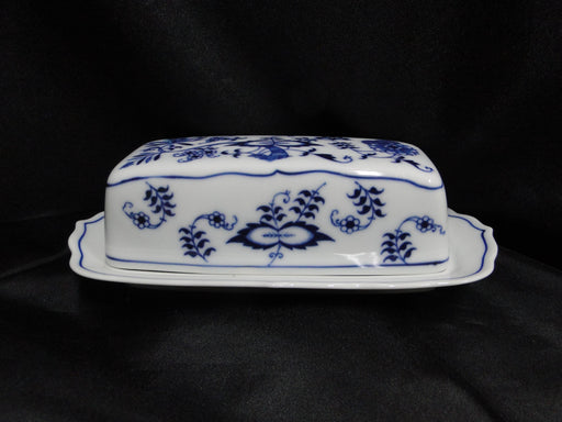 Blue Danube, Blue Onion: 1/4 lb Butter Dish & Lid, 7 3/4" x 3 7/8"