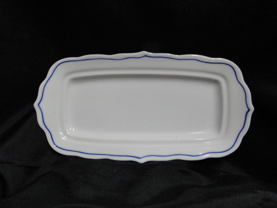 Blue Danube, Blue Onion: 1/4 lb Butter Dish & Lid, 7 3/4" x 3 7/8"