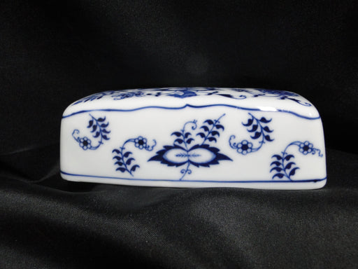 Blue Danube, Blue Onion: 1/4 lb Butter Dish & Lid, 7 3/4" x 3 7/8"
