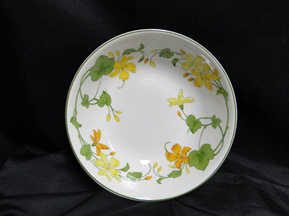 Villeroy & Boch Capuchina, Geranium, Yellow & Green: Round Serving Bowl (s), 8"