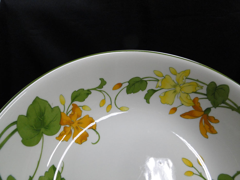 Villeroy & Boch Capuchina, Geranium, Yellow & Green: Round Serving Bowl (s), 8"