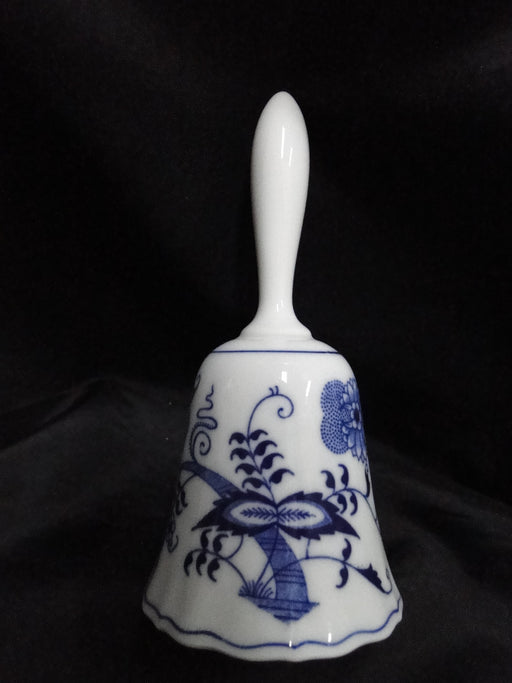 Blue Danube, Blue Onion: Bell w/ Clapper, 6" Tall