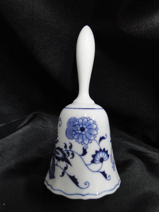 Blue Danube, Blue Onion: Bell w/ Clapper, 6" Tall