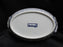 Blue Danube, Blue Onion: Pierced Basket w/ Handles, 7 3/4" x 4 7/8" x 1 1/2"