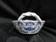 Blue Danube, Blue Onion: Pierced Basket w/ Handles, 7 3/4" x 4 7/8" x 1 1/2"