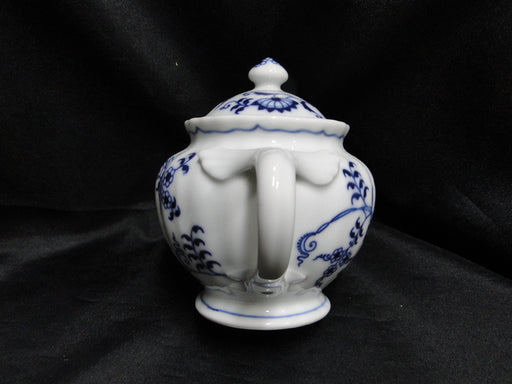 Blue Danube, Blue Onion: Sugar Bowl & Lid, 4 3/4" Tall
