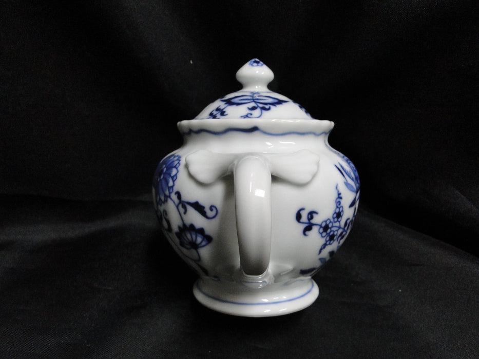 Blue Danube, Blue Onion: Sugar Bowl & Lid, 4 3/4" Tall