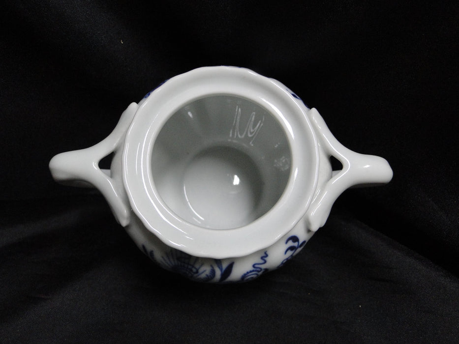 Blue Danube, Blue Onion: Sugar Bowl & Lid, 4 3/4" Tall