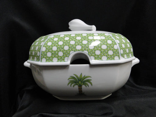 Villeroy & Boch Caribic, Green Palm Tree: Tureen w/ Handles & Lid