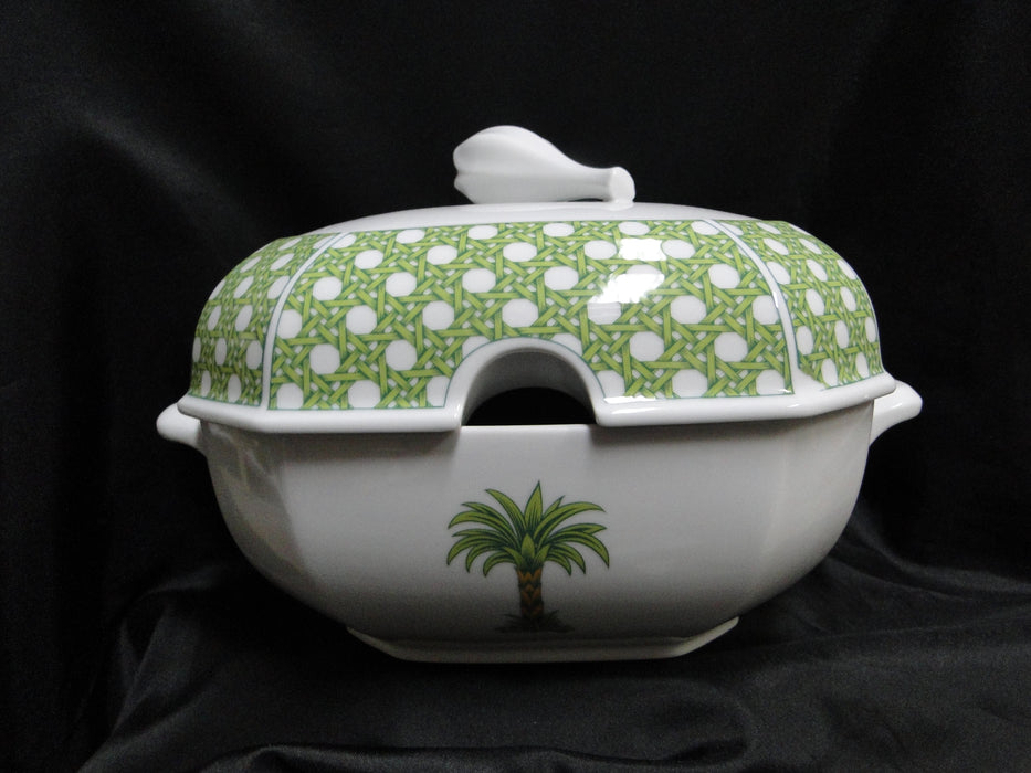 Villeroy & Boch Caribic, Green Palm Tree: Tureen w/ Handles & Lid