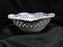 Blue Danube, Blue Onion: Pierced Serving / Fruit Bowl, 8 7/8" x 3 1/2" Tall