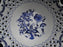 Blue Danube, Blue Onion: Pierced Serving / Fruit Bowl, 8 7/8" x 3 1/2" Tall