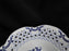 Blue Danube, Blue Onion: Pierced Serving / Fruit Bowl, 8 7/8" x 3 1/2" Tall
