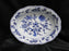 Blue Danube, Blue Onion: Oval Serving Bowl, 10" x 7 3/4" x 2" Tall