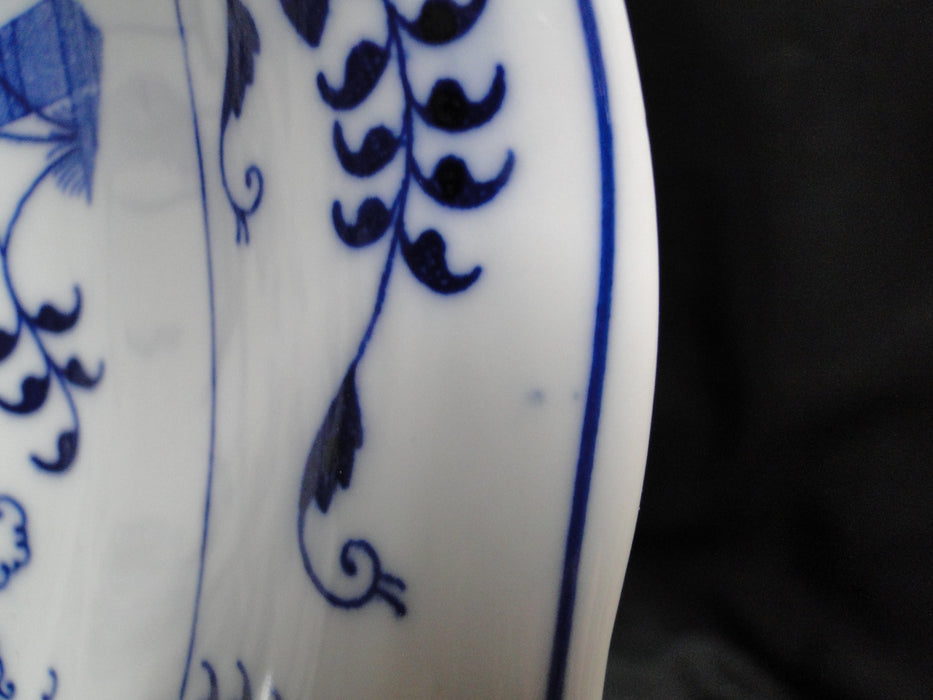 Blue Danube, Blue Onion: Oval Serving Bowl, 10" x 7 3/4" x 2" Tall