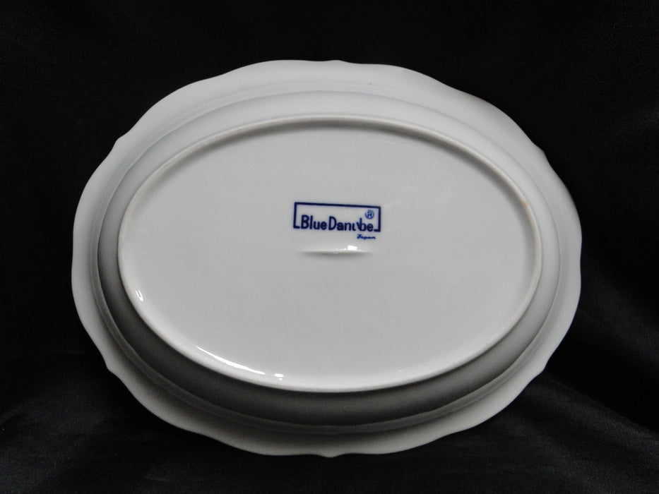 Blue Danube, Blue Onion: Oval Serving Bowl, 10" x 7 3/4" x 2" Tall