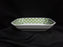 Villeroy & Boch Caribic, Green Palm Tree: Relish, 8" x 5 3/4" x 1.5" Tall