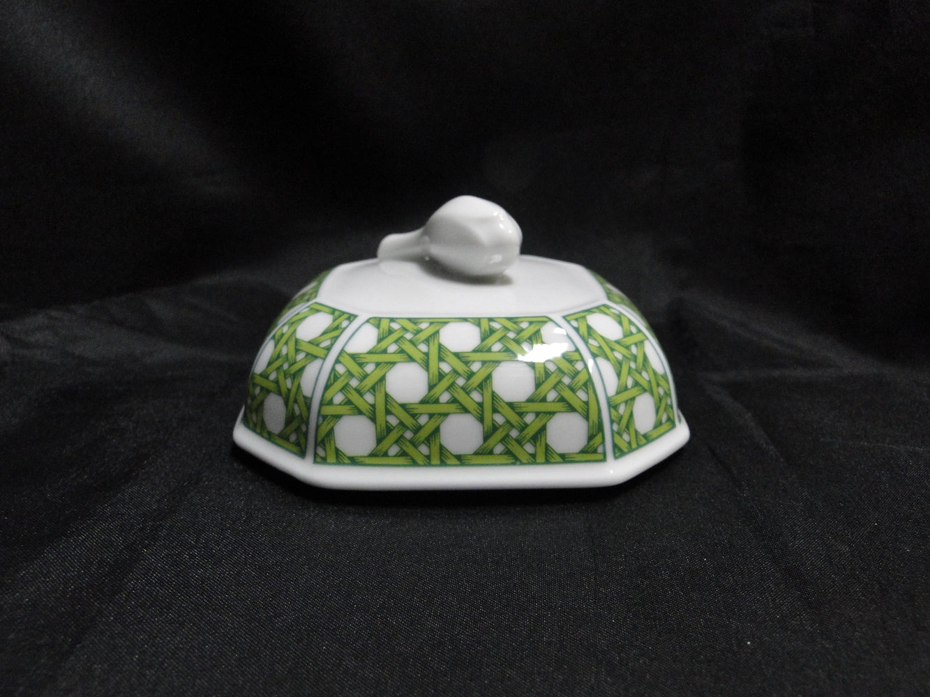 Villeroy & Boch Caribic, Green Palm Tree: Sugar Bowl Lid Only, No Bowl