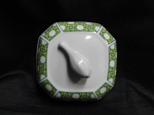 Villeroy & Boch Caribic, Green Palm Tree: Sugar Bowl Lid Only, No Bowl