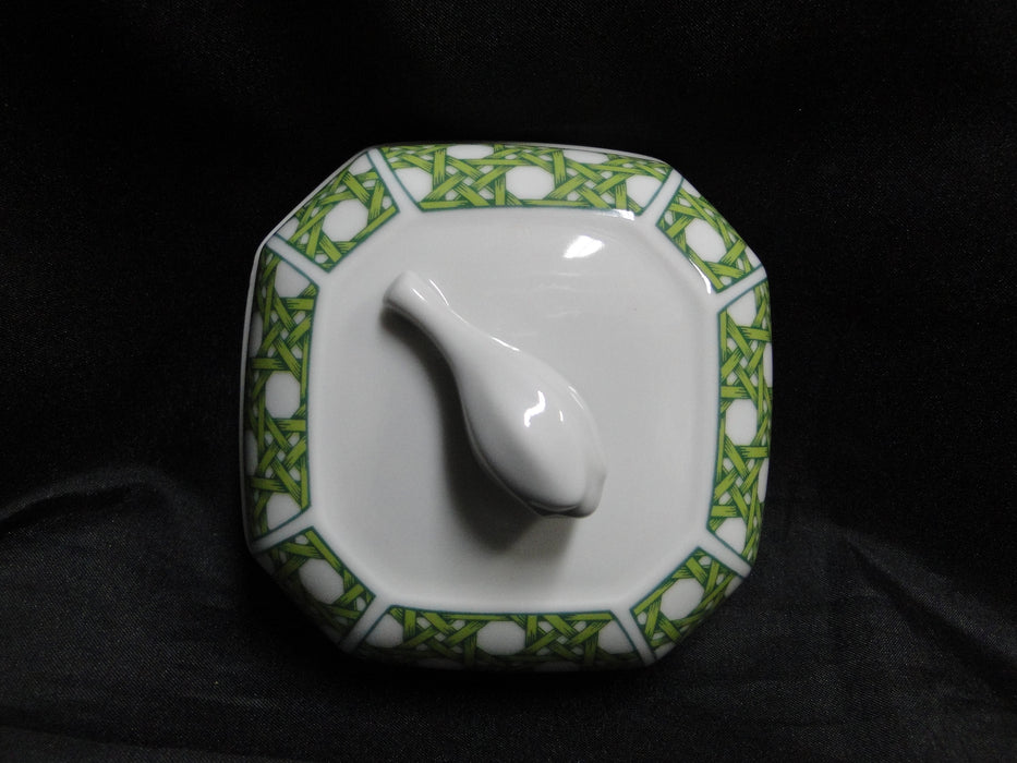 Villeroy & Boch Caribic, Green Palm Tree: Sugar Bowl Lid Only, No Bowl