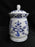 Blue Danube, Blue Onion: Candy Jar & Lid, 8 1/2" Tall