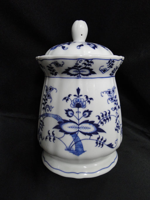 Blue Danube, Blue Onion: Candy Jar & Lid, 8 1/2" Tall