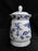 Blue Danube, Blue Onion: Candy Jar & Lid, 8 1/2" Tall