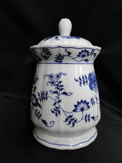 Blue Danube, Blue Onion: Candy Jar & Lid, 8 1/2" Tall