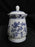 Blue Danube, Blue Onion: Candy Jar & Lid, 8 1/2" Tall