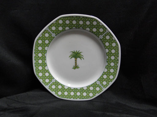 Villeroy & Boch Caribic, Green Palm Tree: Salad Plate (s), 8"