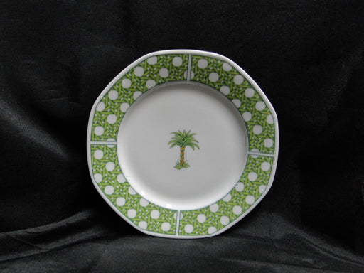 Villeroy & Boch Caribic, Green Palm Tree: Bread Plate (s), 6 3/4"