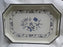 Blue Danube, Blue Onion: Lacquerware Rectangular Tray, 19 1/2" x 13 3/4"