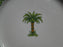 Villeroy & Boch Caribic, Green Palm Tree: Dinner Plate (s), 10 1/8"