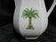 Villeroy & Boch Caribic, Green Palm Tree: Coffee Pot & Lid, 9" Tall