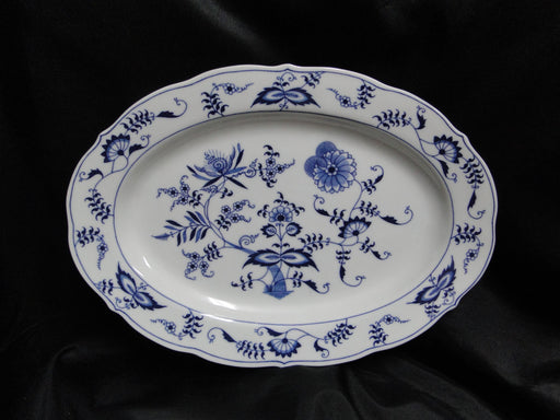 Blue Danube, Blue Onion: Oval Serving Platter, 13 7/8" x 10"
