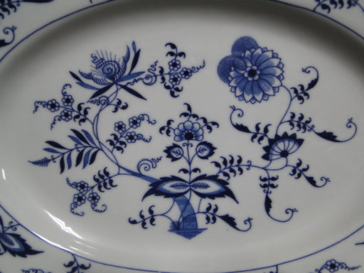 Blue Danube, Blue Onion: Oval Serving Platter, 13 7/8" x 10"