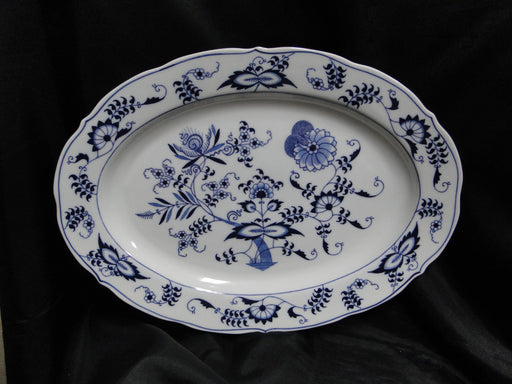 Blue Danube, Blue Onion: Oval Serving Platter, 15 3/4" x 11 1/4"