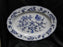 Blue Danube, Blue Onion: Oval Serving Platter, 15 3/4" x 11 1/4"