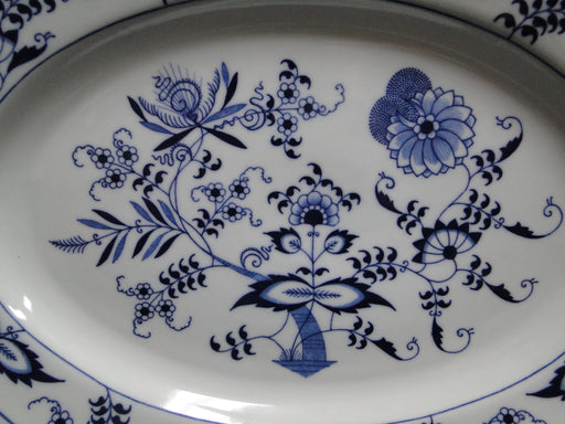Blue Danube, Blue Onion: Oval Serving Platter, 15 3/4" x 11 1/4"