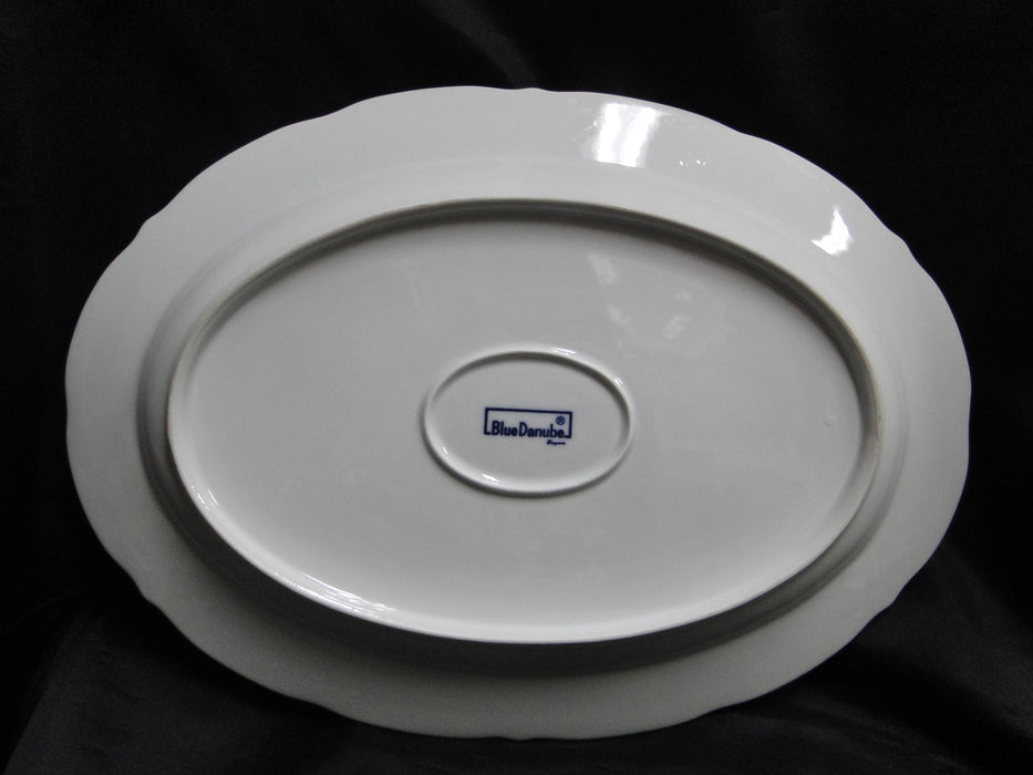 Blue Danube, Blue Onion: Oval Serving Platter, 15 3/4" x 11 1/4"
