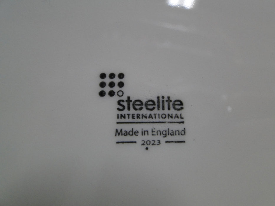 Steelite Urban Smoke, Craft, England: NEW Lt Grey Coupe Salad Plate (s), 8"